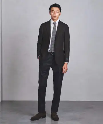 UNITED ARROWS 글렌 체크 3B 자켓