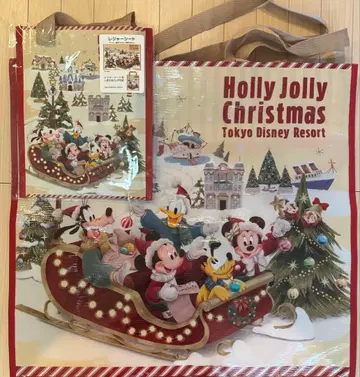 2025년 디즈니 리조트 크리스마스 쇼핑백 & 돗자리