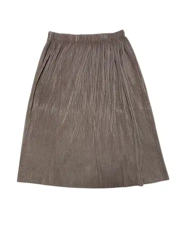 90s 빈티지 베이지 플리츠 스커트 L 사이즈 허리밴딩 사양