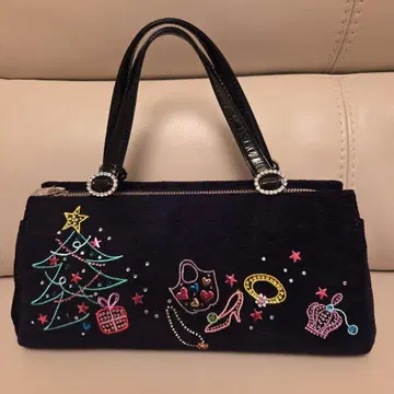 thinkseed 자수 토트백 크리스마스