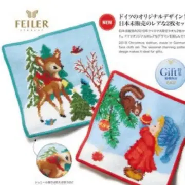 페이 ANA 기내 판매 손수건 크리스마스 2개 상자 없음 손수건만