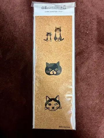 시로쿠로 씨 어서 오세요 코르크 코스터