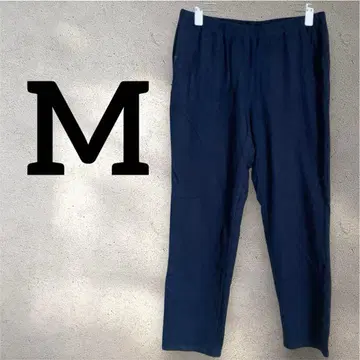 노브랜드 [ M ] 네이비 캐주얼 팬츠 허리밴딩 맨투맨 원단