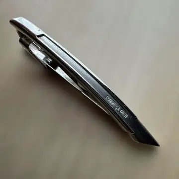 꼼사맨 넥타이핀 타이바 실버 아치형