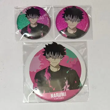 괴수 8호 신주쿠 마루이 아넥스 페인트 스타일 글리터 캔뱃지 나루미 겐