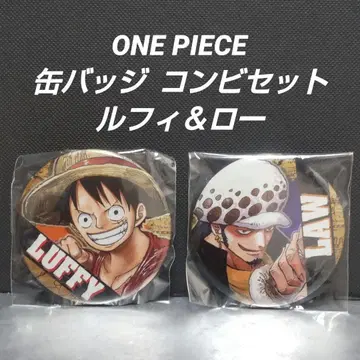 ONE PIECE 루피&로 캔뱃지 콤비 세트 점프 페스티벌