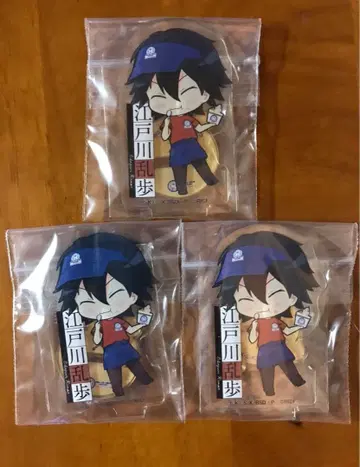 문호 스트레이독스 롤 아이스 에도가와 란포 아크릴 스탠드 세트