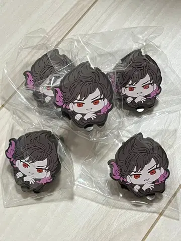 그랑블루 판타지 5종 라이드온 러버 클립 베리알 세트 미사용 새상품