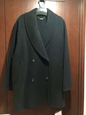 택 포함 새상품 24AW MICA&DEAL 숄카라 리버 코트 블랙