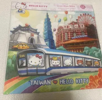 대만 한정판 산리오 헬로키티 크로스 새상품 안경닦이