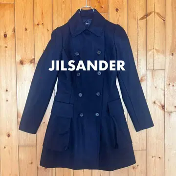 이탈리아제 JIL SANDER 네이비 캐시미어 혼방