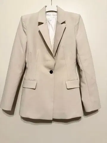 ZARA 베이지 테일러드 자켓과 팬츠 세트