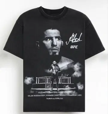 UFC 공식 Islam Makhachev 마카체프 티셔츠 사이즈 L