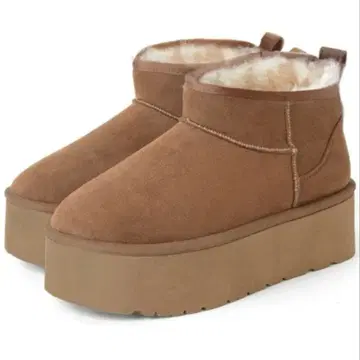 그레일 통굽 어그 부츠 카멜 미사용 새상품