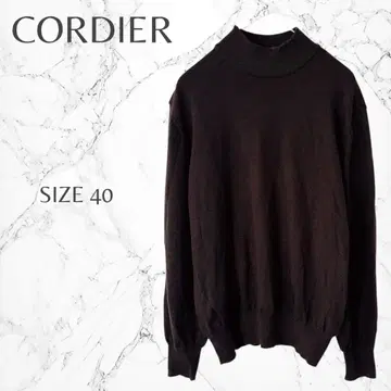 콜디아 울 일본제 돌려입기 발군 심플 모크넥 니트 L