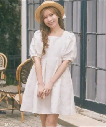 Areaream 해바라기 자카드 원피스