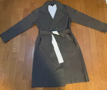 Theory [캐시미어 혼방/바이컬러 가운 코트/자켓] 새상품급 S