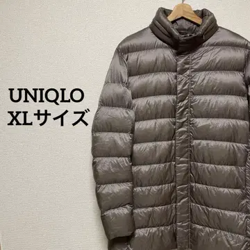 [ 새상품급 ] 유니클로 울트라 라이트 다운 롱 코트 브라운 XL 사이즈
