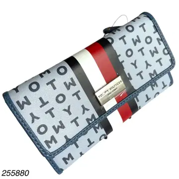 [새상품] Tommy Hilfiger 장지갑 블루 로고 3단 폴더형 지갑
