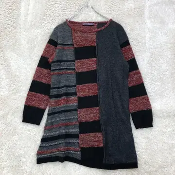 M&Kyoko 니트 튜닉 원피스 울 알파카 린넨