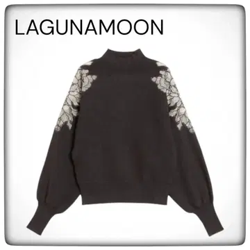 LAGUNAMOON 라그나문 엔브로이더리 니트 풀오버