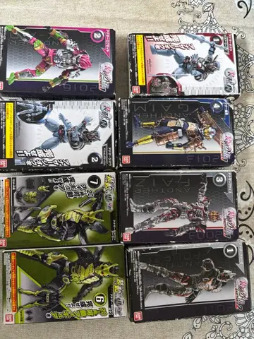 가면라이더 피규어 8개 세트