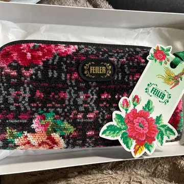 FEILER 플라워 무늬 지갑