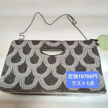 녹틸루카 숄더백 클러치 2WAY 베이지 펄