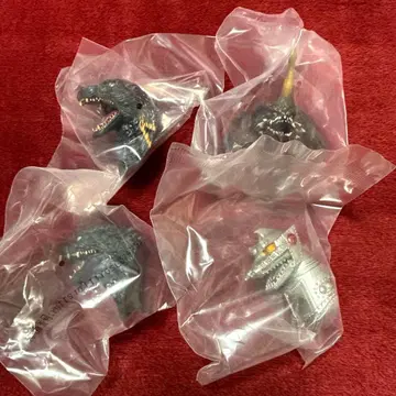 새상품 4종 세트 제일복권 고질라 몬스터 헤드 마그넷 H상 E상