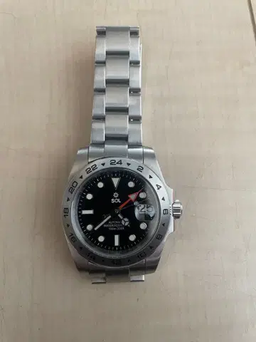 GMT 자동 시계 nh34 오리지널 로고