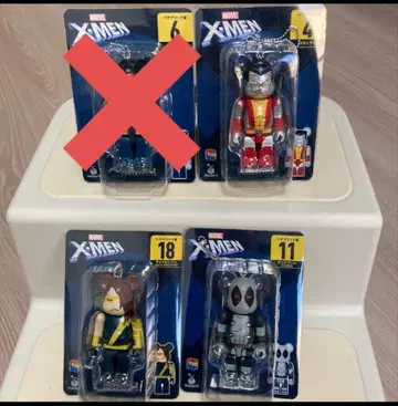 X-Men 베어브릭 피규어 3체 세트