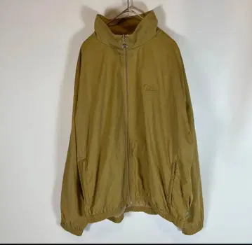 Keboz 블루종 자수 로고 베이지