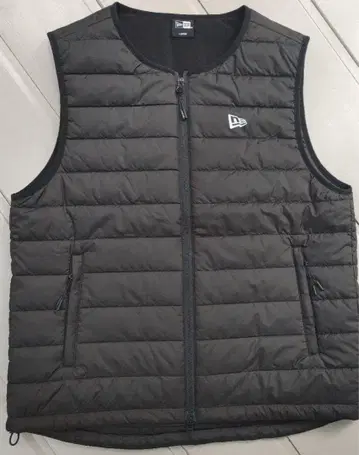 뉴에라 골프 라이트 다운 베스트 L 사이즈 블랙