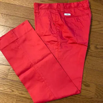 레드 남성용 골프 팬츠