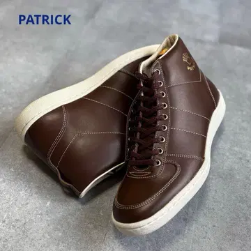 [ 미사용품 ] PATRICK 패트릭 가죽 스니커즈 하이컷 26cm