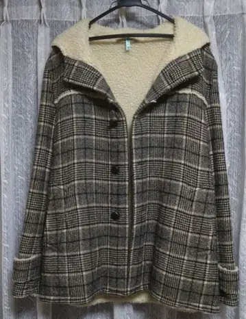 [ 유나이티드 애로우즈 ] 캐주얼 코트 후드 부착