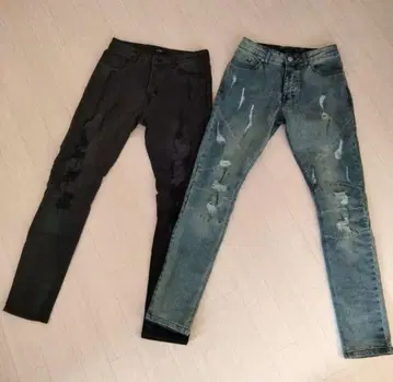 CSBL 데미지 데님 2세트 W30 L32