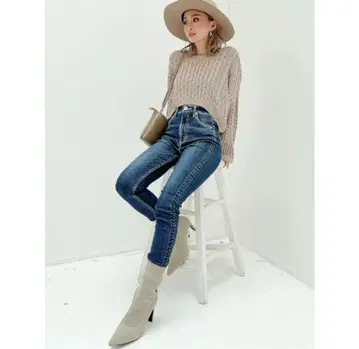 GYDA 하이웨스트 스키니 데님