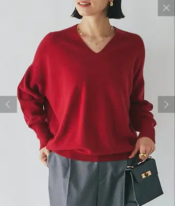 리브 드와 [매년 스테디셀러!] 울 100% 백 볼륨 니트