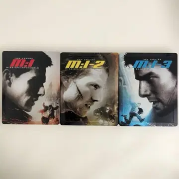 수입판 미션 임파서블 Blu-ray 트릴로지 스틸북 사양