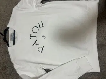Patou 화이트 크루넥 트레이닝복