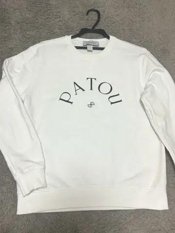 Patou 화이트 크루넥 트레이닝복