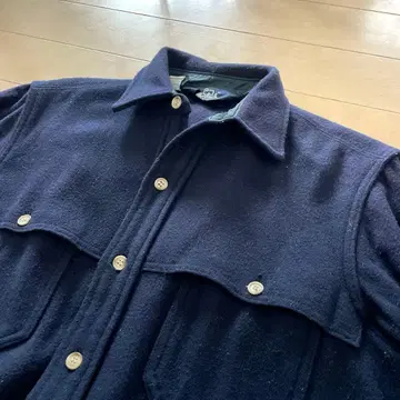 80s! 미국산 빈티지 울 리치 CPO 자켓 엘보우 패치