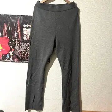 VERMEIL par iena 이에나 트레치 이지 팬츠 슬릿 그레이