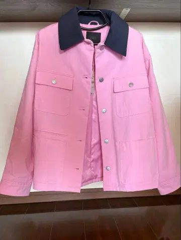 아우터 자켓 핑크 네이비 미사용 새상품 ZARA