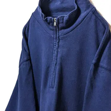 폴스 크릭 하프 지퍼 맨투맨 트레이닝복 네이비 네이비 컬러 L 구제 의류