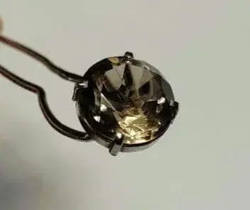 수정 헤어콤 U핀 브라운 그레이