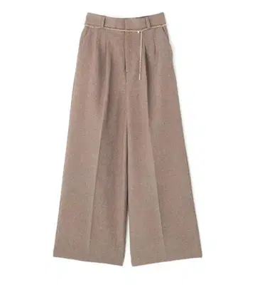 프로포션 바디 드레싱 <타니가와 나나 씨 콜라보> 체인 포함 와이드 팬츠