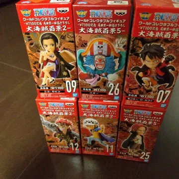 원피스 월드 컬렉션 대해적백경 2&5 전 6체