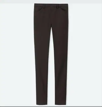 유니클로 히트텍 하이라이즈 새틴 레깅스 팬츠 3XL 네이비